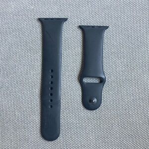 Black Rubber Apple Watch band